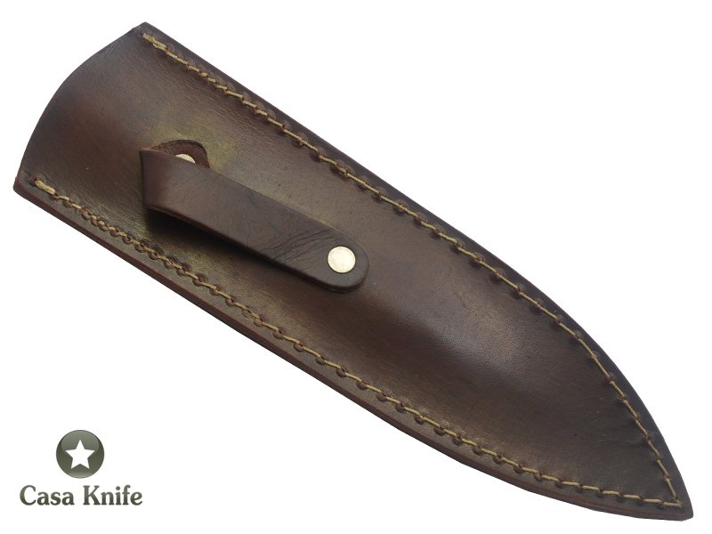 Adaga Kris para colecionador forjado em aço damasco 15N20 / 1095 / 58 HCR / 288 camadas, 26 cm