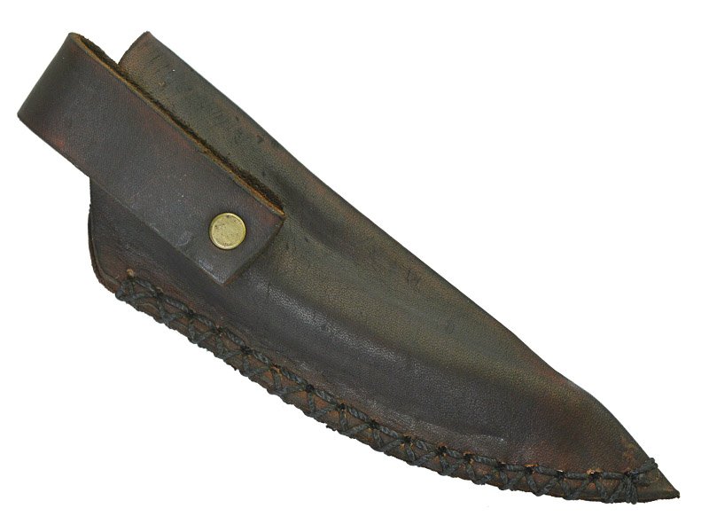 Adelar Filippon Canivete Friction Folder para colecionador em aço damasco. Empunhadura em chifre de cervo, 19 cm