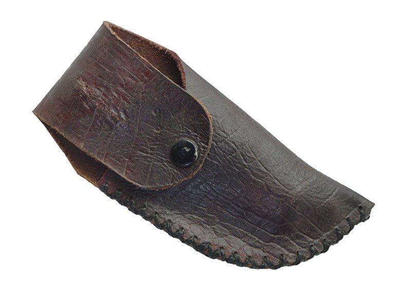 Adelar Filippon Canivete Friction Folder para colecionador em aço damasco. Empunhadura em chifre de cervo, 21 cm