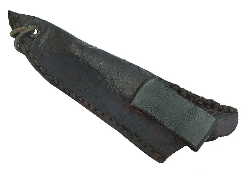 Adelar Filippon Canivete Friction Folder para colecionador em aço damasco. Empunhadura Spalted de plátano estabilizado, 21 cm