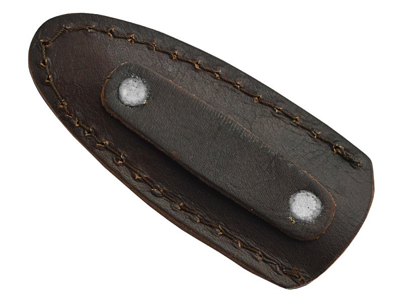 Adelar Filippon Canivete Friction Folder para colecionador em aço san mai. Empunhadura em chifre de cervo, 16 cm