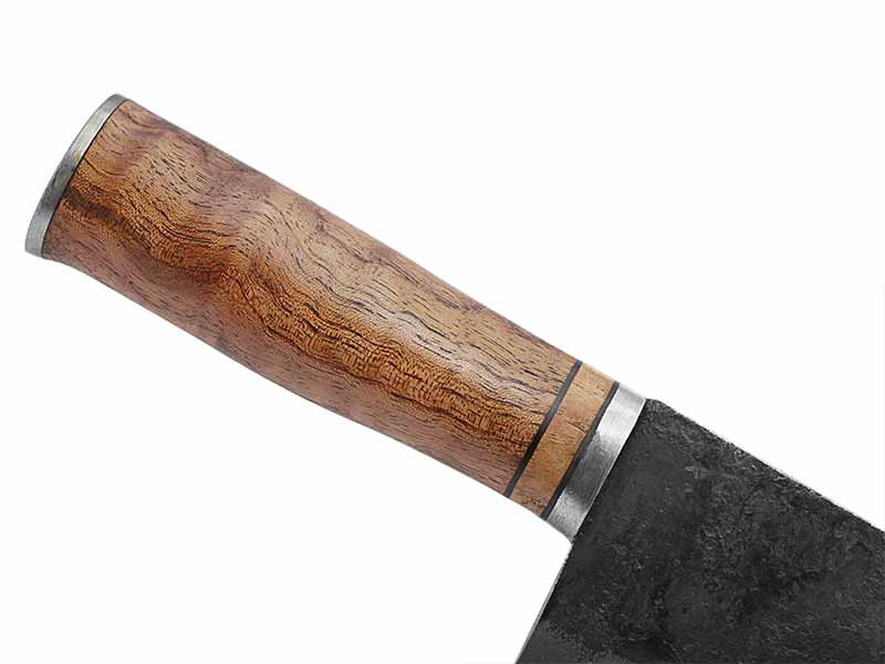 Adelar Filippon cutelo para colecionador forjado em aço 5160. Empunhadura em mogno, 30 cm