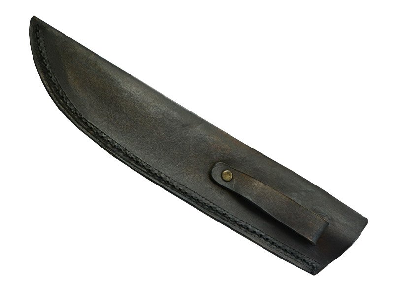 Adelar Filippon faca brüt Forge para churrasco, forjada em aço 1075. Empunhadura em nogueira, 36 cm
