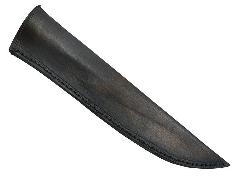 Adelar Filippon faca brüt Forge para churrasco, forjada em aço 5160. Empunhadura em chifre de cervo, 35cm