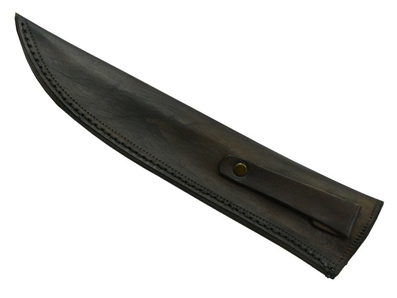 Adelar Filippon faca brüt Forge para churrasco, forjada em aço 5160. Empunhadura em chifre de cervo, 35cm