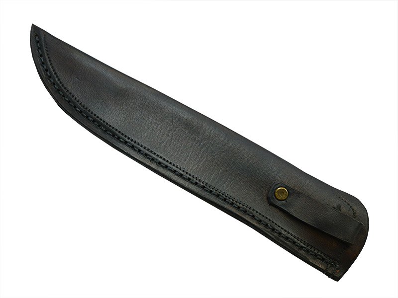 Adelar Filippon faca brüt Forge para churrasco, forjada em aço inox. Empunhadura em Sucupira, 34 cm