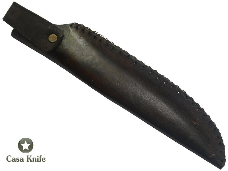 Adelar Filippon faca Brute Forge para colecionador em aço 1045. Empunhadura em Imbuia, 29 cm