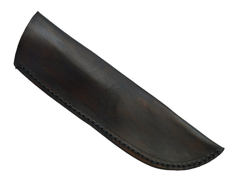 Adelar Filippon faca de caça forjada em aço 1070. Empunhadura em chifre de cervo, 32 cm