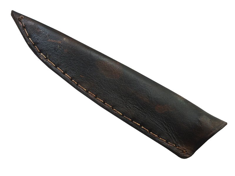 Adelar Filippon faca de prego trilho de trêm. Empunhadura em ipê, 29 cm