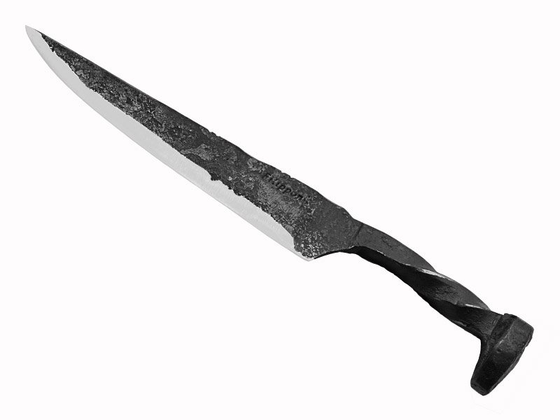 Adelar Filippon faca de prego trilho de trêm, 27 cm