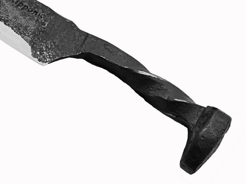 Adelar Filippon faca de prego trilho de trêm, 27 cm