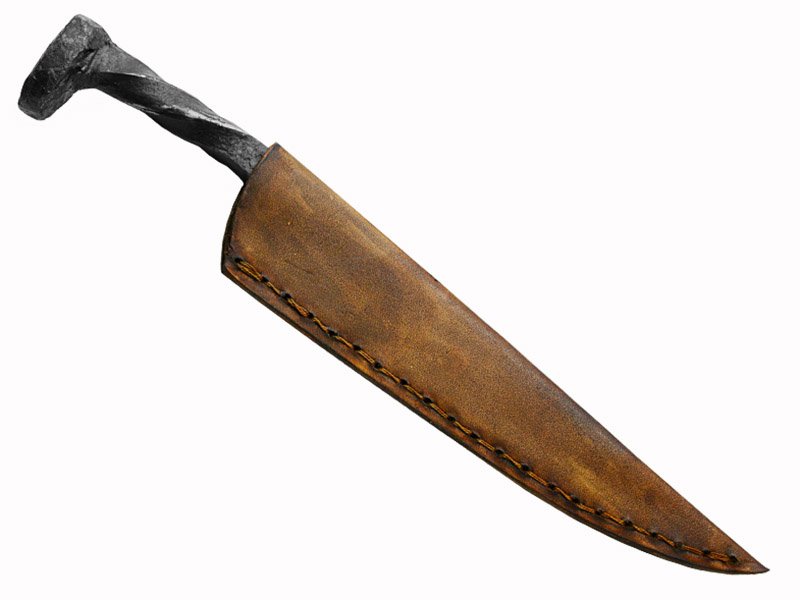 Adelar Filippon faca de prego trilho de trêm, 27 cm