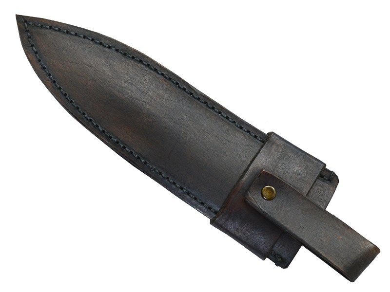 Adelar Filippon faca para churrasco, forjada em aço inox 420. Empunhadura em madeira de Pau Ferro, 34 cm