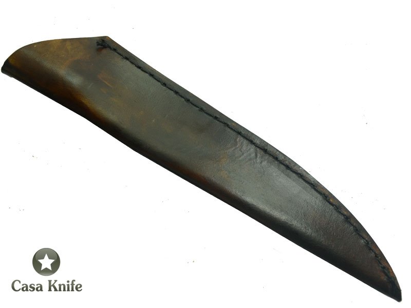 Adelar Filippon Faca para churrasco para colecionador forjada em aço 1070, com empunhadura em Angico, Ébano, Pau - Ferro, Rochinho e Louro, 33 cm