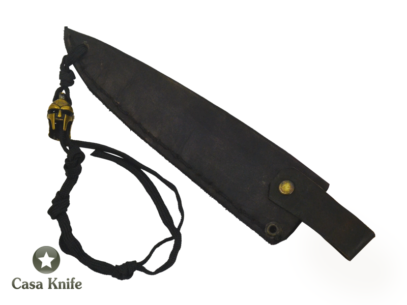 Adelar Filippon faca para churrasco para colecionador forjado em aço San May. Empunhadura em Chifre de Cervo, 29 cm
