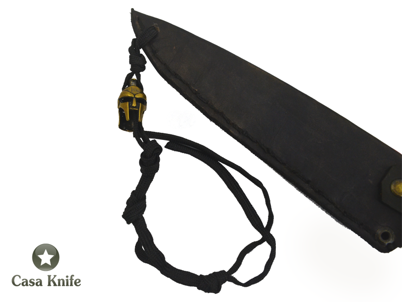 Adelar Filippon faca para churrasco para colecionador forjado em aço San May. Empunhadura em Chifre de Cervo, 29 cm