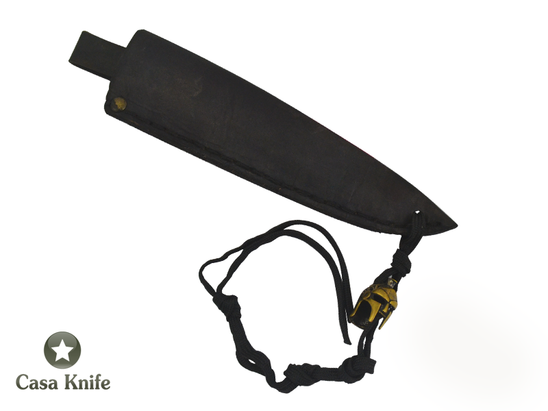 Adelar Filippon faca para churrasco para colecionador forjado em aço San May. Empunhadura em Chifre de Cervo, 29 cm