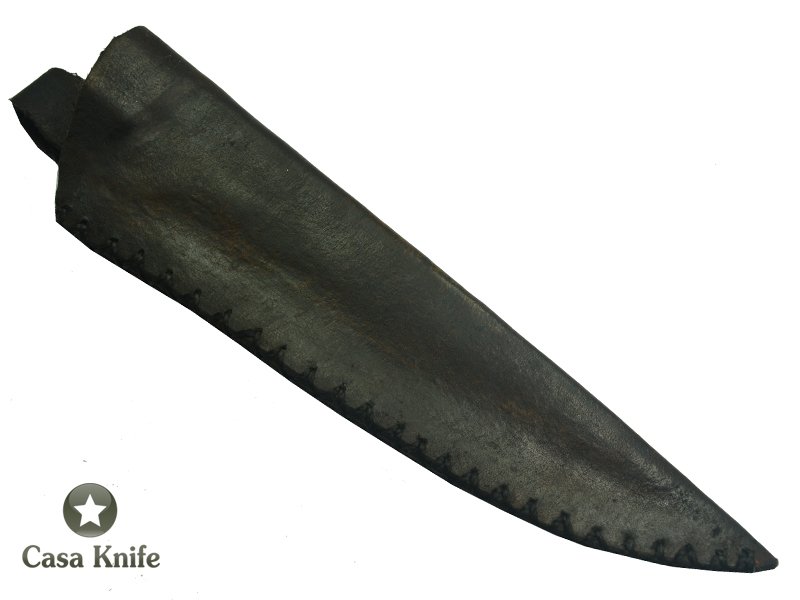 Monte Cristo faca para colecionador forjada em aço damasco, com empunhadura em Jacaranda Bahia, 33 cm