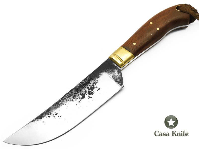 Adelar Filippon skiner Brut Forge para colecionador em aço 5160 com empunhadura em radica de canjerana 25 cm