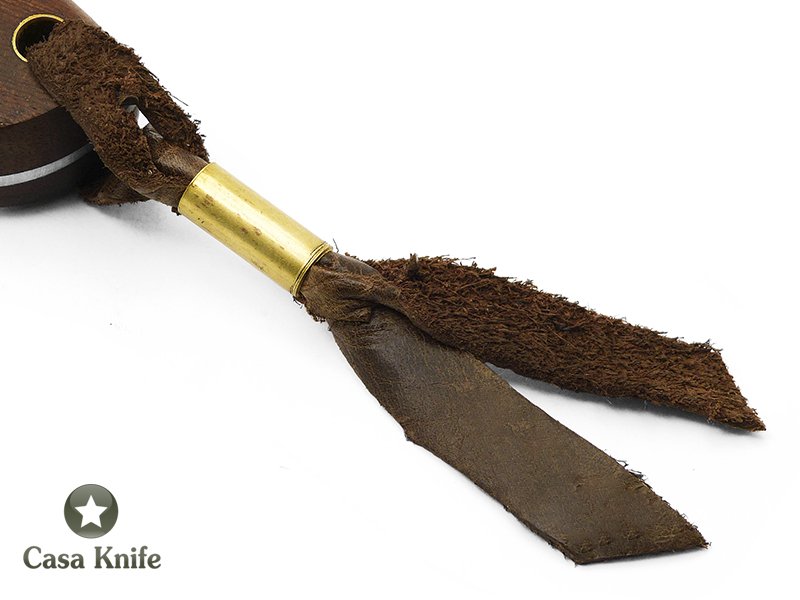 Adelar Filippon skiner Brut Forge para colecionador em aço 5160 com empunhadura em radica de canjerana 25 cm