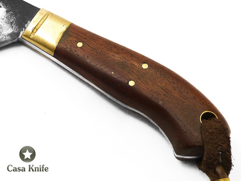 Adelar Filippon skiner Brut Forge para colecionador em aço 5160 com empunhadura em radica de canjerana 25 cm
