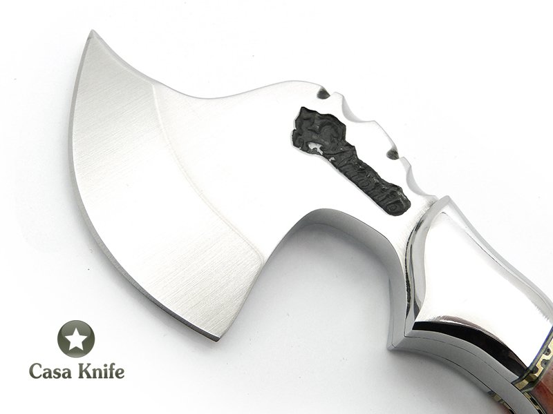 Antonio Banderas Mini Machado em Aço inoxidável com empunhadura em osso de camelo 14 cm