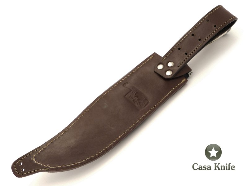 Bill Anderson Faca em aço inoxidável com empunhadura em chifre de cervo 35 cm