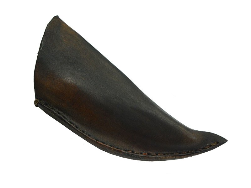 Canivete italiano para colecionador em aço inox. Empunhadura em sândalo, 19 cm