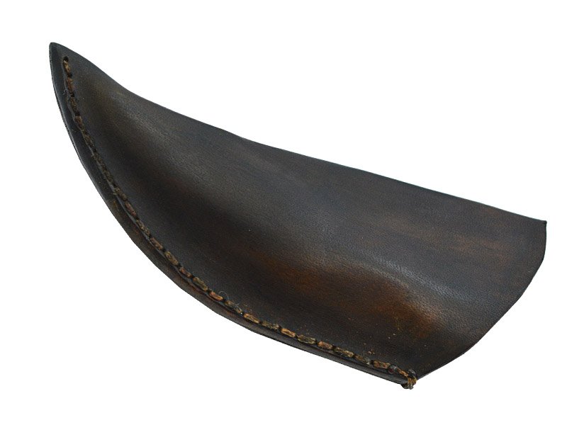 Canivete italiano para colecionador em aço inox. Empunhadura em sândalo, 19 cm