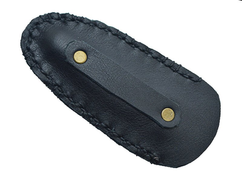 Canivete para colecionador forjado em aço D2. Empunhadura madeira de oliveira, 19 cm