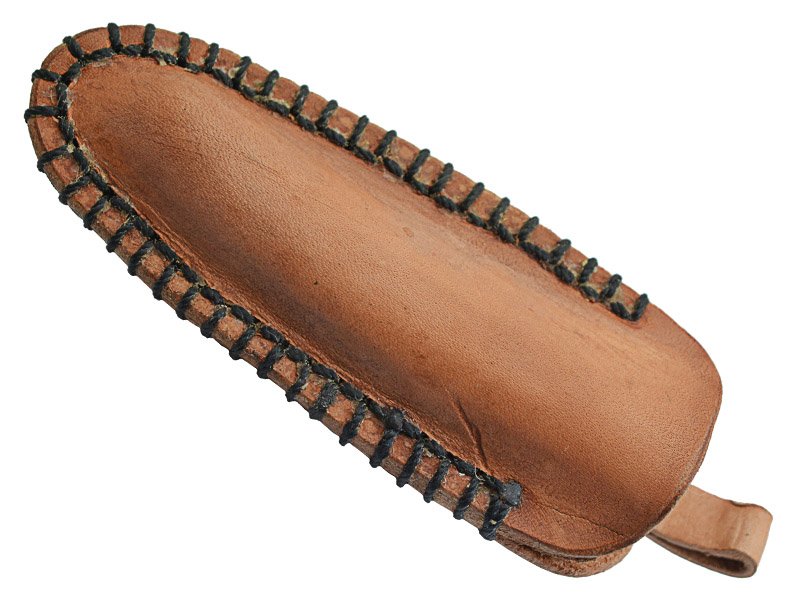 Canivete para colecionador forjado em aço D2. Empunhadura madeira de oliveira, 21 cm