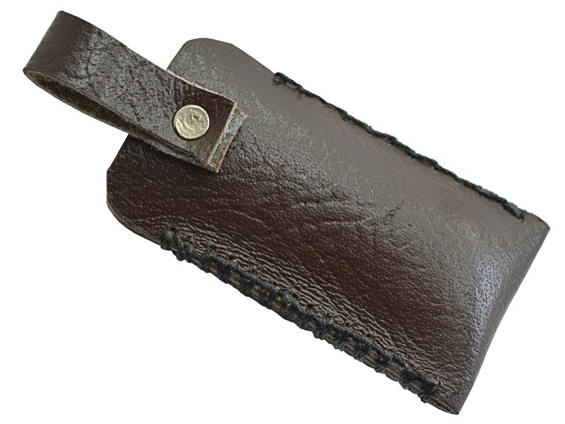 Canivete para colecionador forjado em aço inox. Empunhadura em aço, 16cm