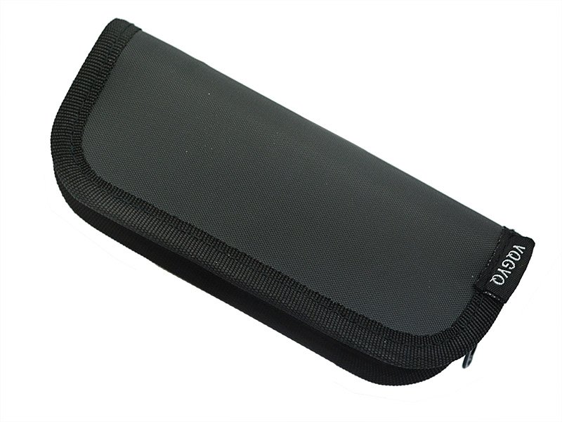 Canivete para colecionador forjado em aço inox. Empunhadura em jacarandá, 19 cm