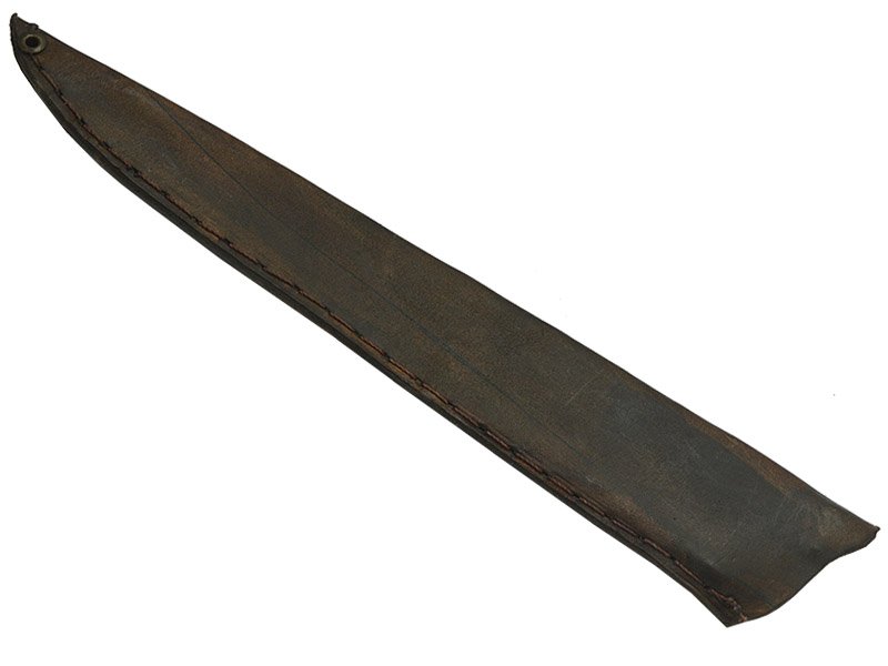Adelar Filippon faca javalizeira brüt forge para colecionador, forjada em aço 5160. Empunhadura em nogueira, 41 cm