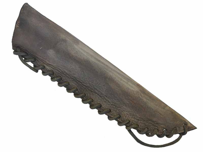 Faca para colecionador em Obsidiana. Empunhadura em Chifre de Cervo, 49 cm