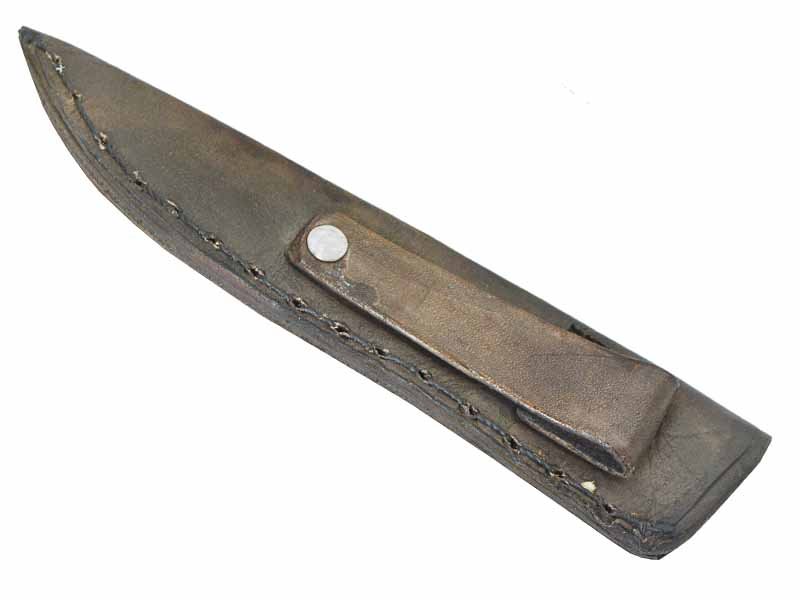 Adellar Filippon faca para colecionador forjada em aço inox, empunhadura em dente de javali, 25 cm