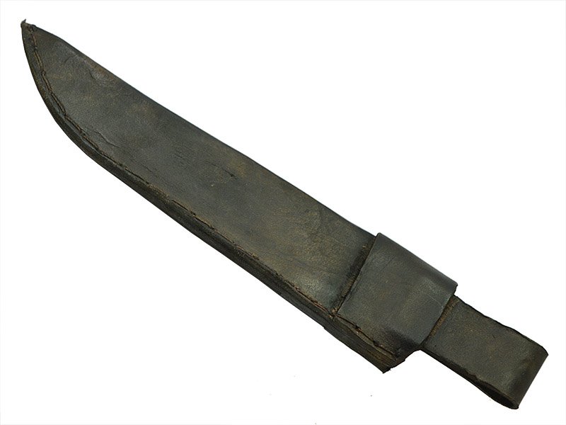 Adelar Filippon faca javalizeira brüt forge para colecionador, forjada em aço 5160. Empunhadura em chifre de cervo, 39 cm
