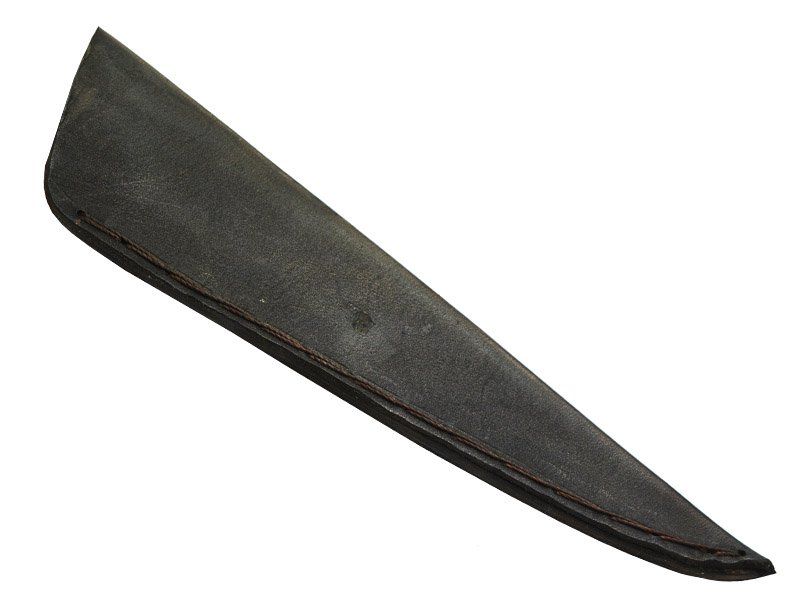 Adelar Filippon faca integral brüt forge para colecionador, aço 5160. Empunhadura em chifre de cervo, 30 cm