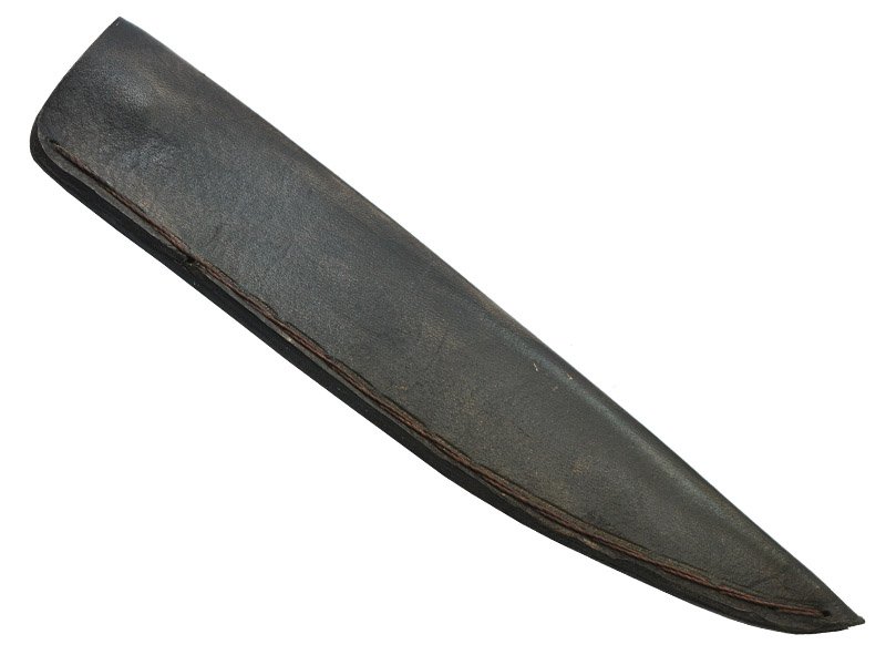 Adelar Filippon faca integral brüt forge para colecionador, aço 5160. Empunhadura em nogueira, 30 cm