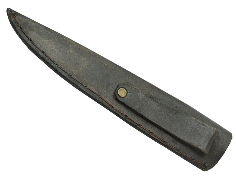 Adelar Filippon faca integral brüt forge para colecionador, aço 5160. Empunhadura em nogueira, 30 cm
