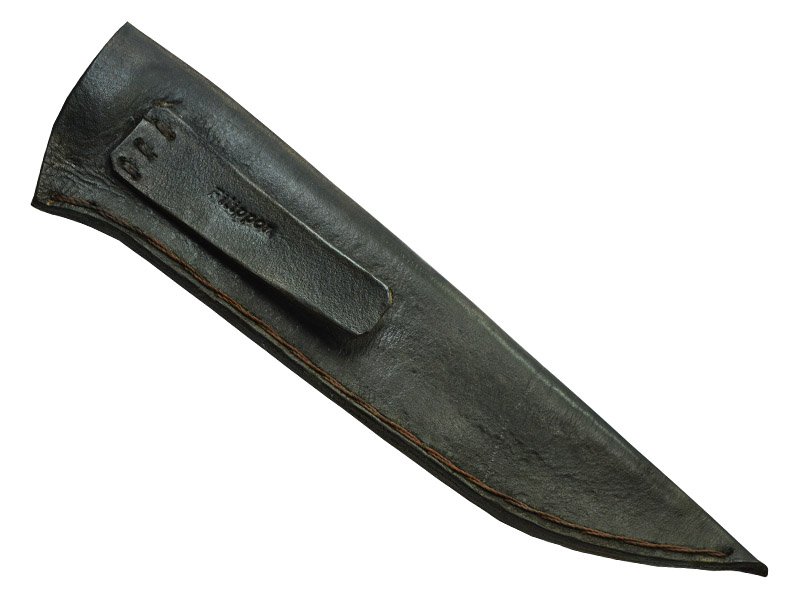 Adellar Filippon faca picanheira brüt forge em aço 52100. Empunhadura madeira de cocobolo esculpido, 35 cm