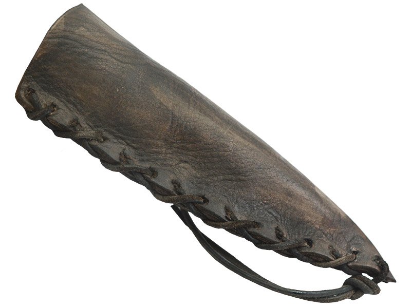 Faca para colecionador em Obsidiana amarela. Empunhadura em chifre de cervo, 26 cm