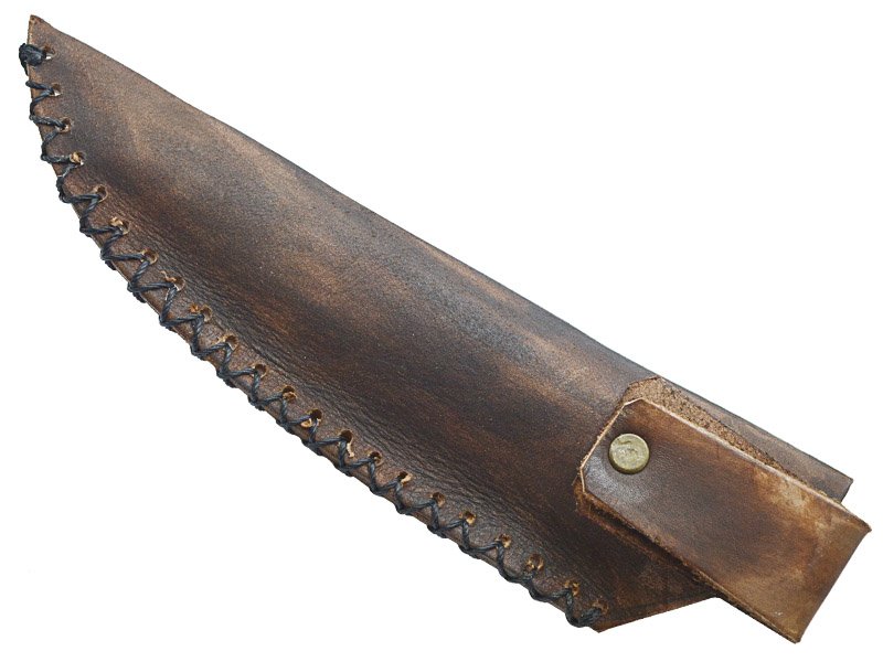 Faca para colecionador em Obsidiana. Empunhadura em uva do japão estabilizada, 26 cm