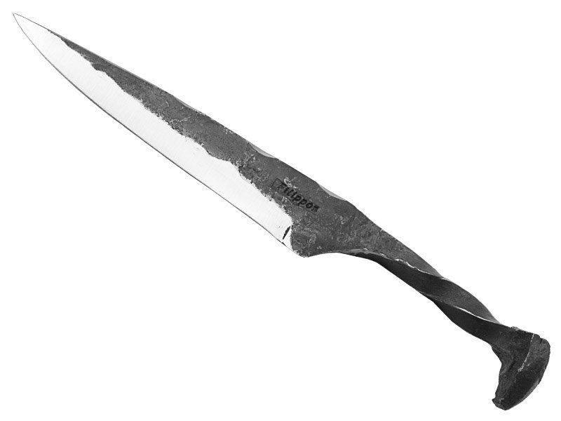 Adelar Filippon faca de prego trilho de trêm, 30 cm
