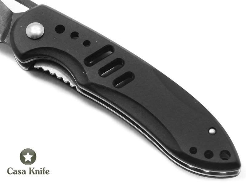 Columbia canivete para colecionador em aço inoxidável 420 com empunhadura em aço 16 cm