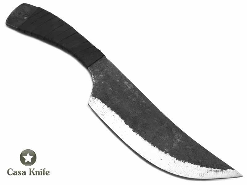 Conjunto de churrasco para colecionador forjado artesanalmente no estilo medieval em aço carbono.