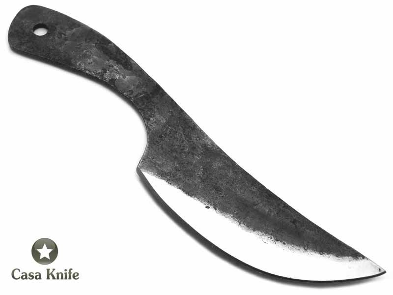 Conjunto de talheres para colecionador forjado artesanalmente no estilo medieval em aço carbono.