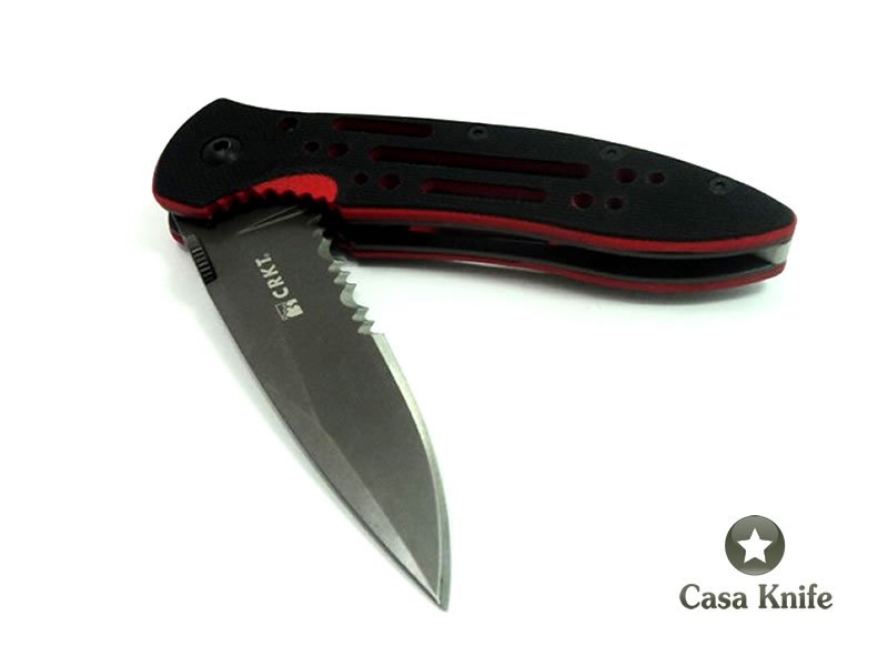 CRKT Canivete em aço carbono e empunhadura em 16,5 cm
