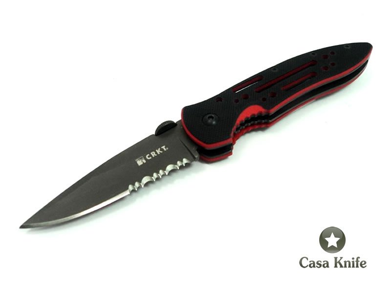 CRKT Canivete em aço carbono e empunhadura em 16,5 cm