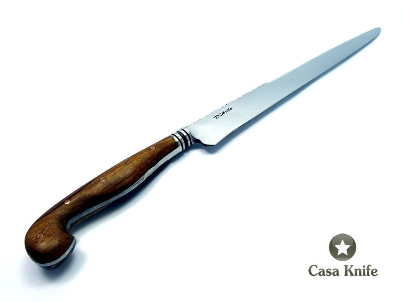 Cutelaria D Avila Faca em aço carbono com empunhadura em Jacarandá 43 cm
